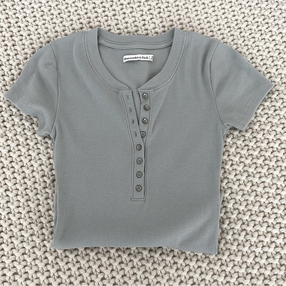 Abercrombie & Fitch Tops - A&F Sage Green Bodysuit